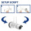 8X Universal Security Camera Junction Box Mount Bracket,Outdoor Use Waterproof Wall Ceiling Mount Cable Base Boxes 7