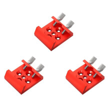 3X Adaptateur de Montage de Base de Lunette de Recherche de Télescope, Base Plate pour Fente en Queue D'Aronde, Accessoires de Conversion de Filetage