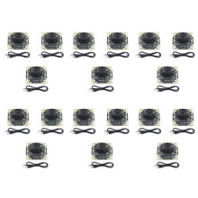18Pcs Camera Module 100 Degree OV9732 2M Cable 1280x720 30fps , for DIY Autodarts.Io , USB Drive Free
