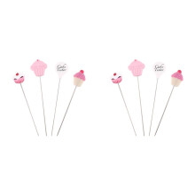 8X Cake Tester Needles,Stainless Steel Reusable Cake Tasting Needles,Cake Tester Skewer Needles for Kitchen