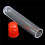 60 Pcs Non-Completed Plastic Test Tubes Lab Test Tool with Screw Cap Transparent, 12 X 60mm 7