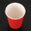 80 Paper Cups (9oz) - Plain Solid Colours Birthday Party Tableware Catering(Red) 5