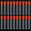 120 Pcs Non-Completed Plastic Test Tubes Lab Test Tool with Screw Cap Transparent, 12 X 60mm 2