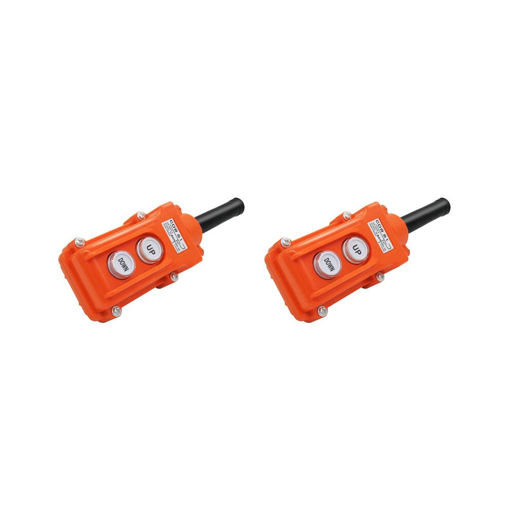 Jojomino 2X Rain Proof -Down Control Station Crane Pendant Hoist Push Button Momentary Cob61-Down