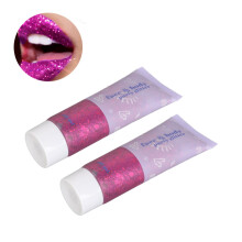 2 Stück Körperglitzer-Gel 50ml Rosenrot Glänzendes Gesicht & Körper Make-up