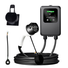 (Plug and Play) Efficient Car Home EV 5M Cable 7KW Fast Charger With AC6ma RCD
