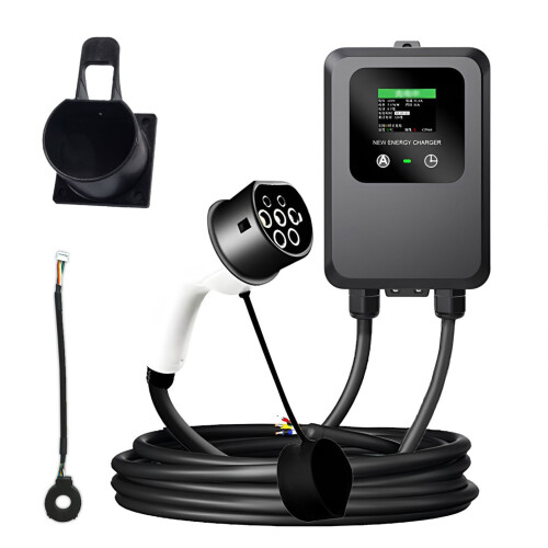 (Plug and Play) EV Charging Station 5M 7KW 32A With AC6ma RCD Function For Electric