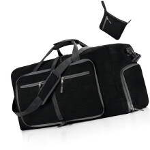 Large Nylon Travel Tote Bag with Shoe Compartment, 63x35x29cm
