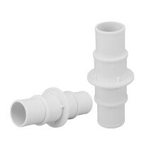 2 piezas de conector de manguera de aspiración para piscina de plástico de 1-1/4 pulgadas