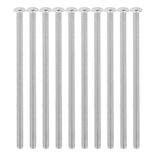 Stainless Steel Button  Screw, Hex Socket Bolts Type:M4 / 4mm Bolt size:M4 x 80mm Your pack quantity:10