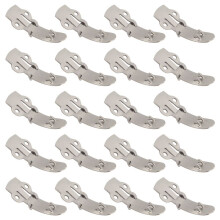 20pcs Blank Stainless Steel Shoe Clips Clip DIY Buckles