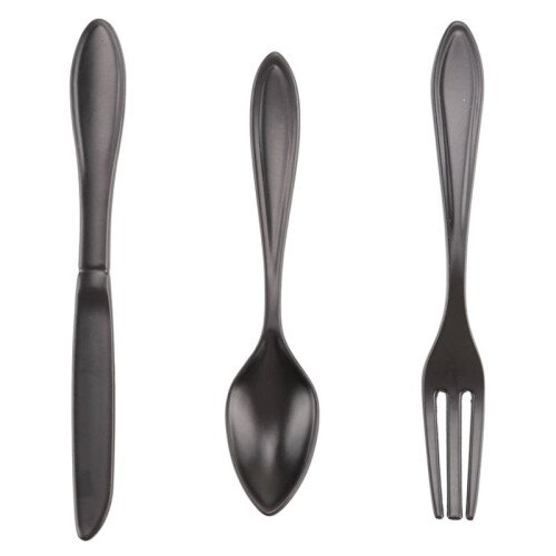 Door handle 3-handle kitchen handle - black