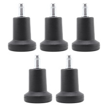 5 Piezas Reemplazo de Deslizamientos de Campana para Silla de Oficina Sin Ruedas, Taburete de Bar, Rueda Fija, Deslizamiento, Perfil Alto