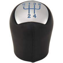 5 Speed Leather Manual Car Gear Shift Knob Shifter Lever for  Megane Clio II Twingo Kangoo Logan