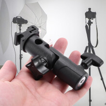 Kamerablixt Speedlite Mount,Professionell Swivel Light Stand Light Bracket Paraply Bracket Mount SkohåLlare E Typ för och