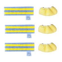 6PCS Microfibre Steam Mop Cloth for  SC1 SC2 SC3 SC4 SC5 Steam Cleaner Parts Floor Nozzle Pads
