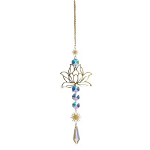 1Pc Artificial Crystal Suncatcher Charm Handmade Applicable Home Wind Chime Pendant Outdoor Garden A