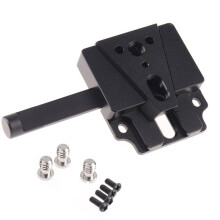 Fotografie Aluminiumlegierung V-Mount Akkuplatte Schnellwechselplatte + V-Lock Adapter für Kamera