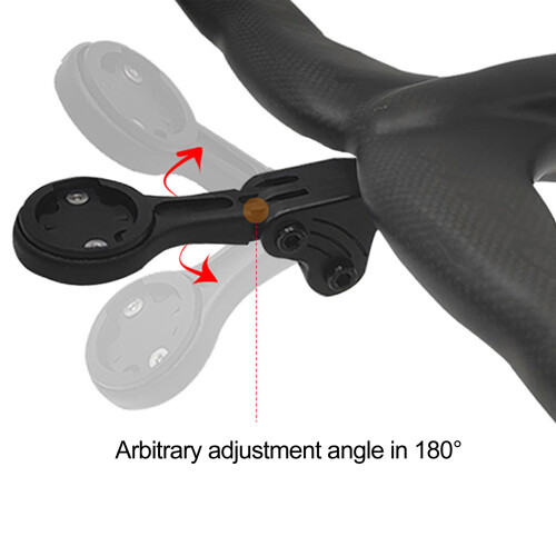 Out Front Bicycle Handlebar Mount for S5 Bike Computer, Adjustable Plastic Bracket 2