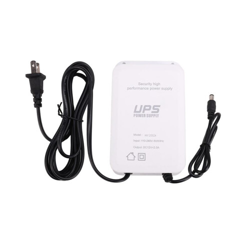 12V-2A Uninterruptible Power Supply UPS Battery Backup Interface, Security Camera UPS Battery Backup Protector US Plug 1