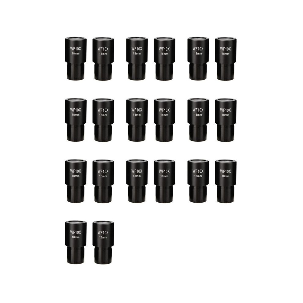 20 Pcs Wf10x Widefield Eyepiece Biological Microscope Optical Lens Eyepiece Wide Angle 23.2Mm Mounting Size 6031337428346