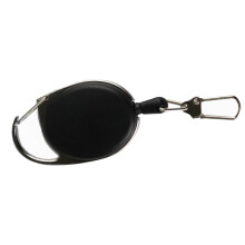Portable Retractable Reel For ID Badge Holder Quick Clip Secure Carabiner Style Theft Proof Strong Nylon Cord Multi Purpose Tool For Office And