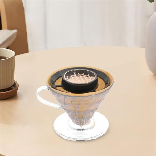 Drip Assist for Pour over Coffee Pourover Coffee Dripper Even Brewing Cone Filter Accessories with Precision Structure 1