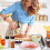 Plastic Spice Jar Organizer with Rack for Kitchen Seasoning Storage 2