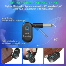 2-to-1 A14 Electric Guitar Wireless Transmitter Wireless Transceiver Wireless Pickup Guitar Wireless