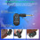 2-to-1 A14 Electric Guitar Wireless Transmitter Wireless Transceiver Wireless Pickup Guitar Wireless 6