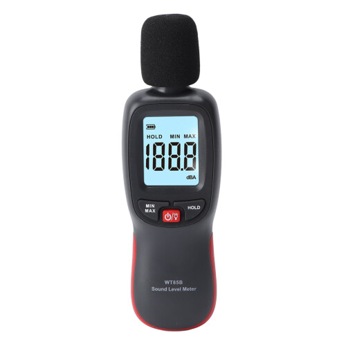 Sound Level Meter 30-130dB; LCD, Bluetooth, Data Hold, Auto Backlit 1