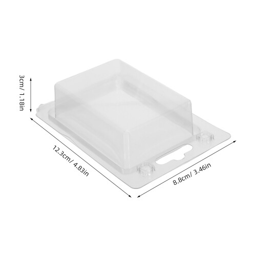 10Pcs Reusable Clear Clamshell Packaging Box for Electronic Products 1