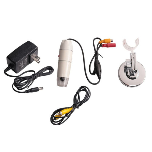 3pcs 400X-1000X USB Microscope Professional Coms Sensor TV/AV Interface Digital Microscope for Electronics US Plug 2