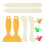 Bone Folder Tool, Paper Folding Tools,Plastic Bone Folder Paper Creaser,for Making Paper Crafts Quilting Leathercraft 1