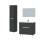 Pack de baño con lavabo y columna Opera 80 2
