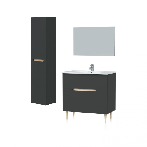 Pack de baño con lavabo y columna Opera 80 1