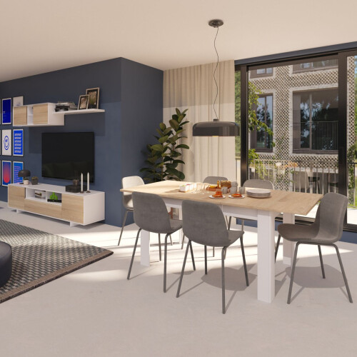 Pack salón con mesa de comedor Kenzo Plus VA 1
