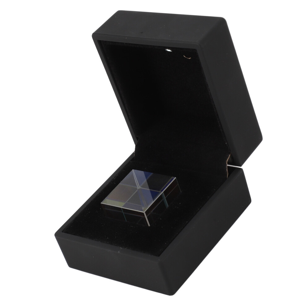 Colorful Dispersion Prism Cube K9 Glass 25Mm Photography Props & Desktop Decor 4611385983282