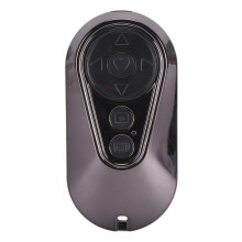 Télécommande Bluetooth rechargeable sans fil pour smartphones, selfies, noire