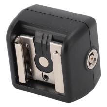 Kamera-Blitzadapter mit PC-Anschluss für Nikon Pentax Schuhmontage Mikrofon