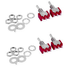 4 Pcs AC 250V 2A 120V 5A SPDT /Off/ 3 Position Momentanee Interrupteur A Bascule