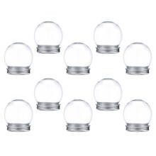 10Pièces Globes Transparent Kit D'artisanat Noël