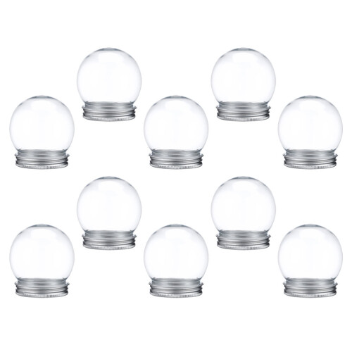 10Pièces Globes Transparent Kit D'artisanat Noël