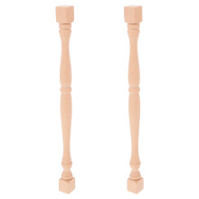 2St Trapbalusters Khaki, Onbewerkt En Stevig, Binnengebruik