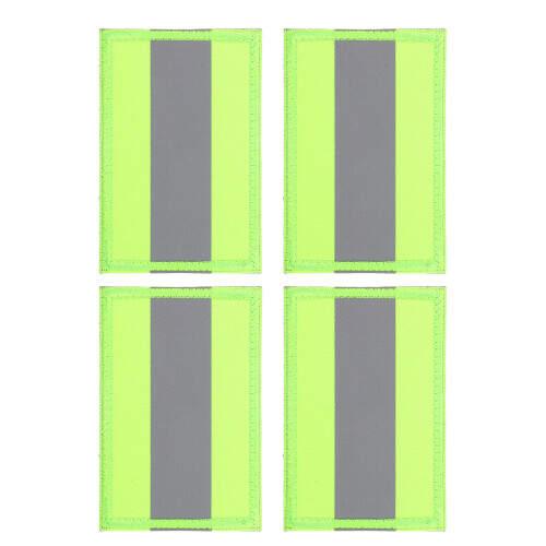 4Pcs Reflective Tape Patches for Vests Jackets Dog Harness