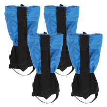 2Pairs Sky-Blue Waterproof Hiking Shoe Gaiters for Men Women Sandproof