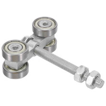 Steel Hanging Track Rollers Silent Sliding Door Wheels