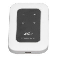 Routeur WiFi portable 4G LTE, 300 Mbps, blanc, 10x6x1cm