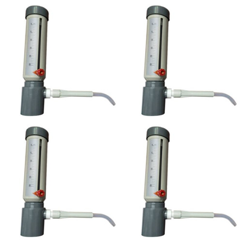 4X Lab  Dispenser Economic Semi-Automatic Liquid Dispenser Sleeve Type 5-25 Ml Adjustable Liquid Adder