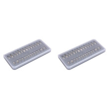 56Pcs Tooth Model 1:1 Permanent Teeth Model Dental Resin Tooth Demonstration Tooth Education Teach Study
